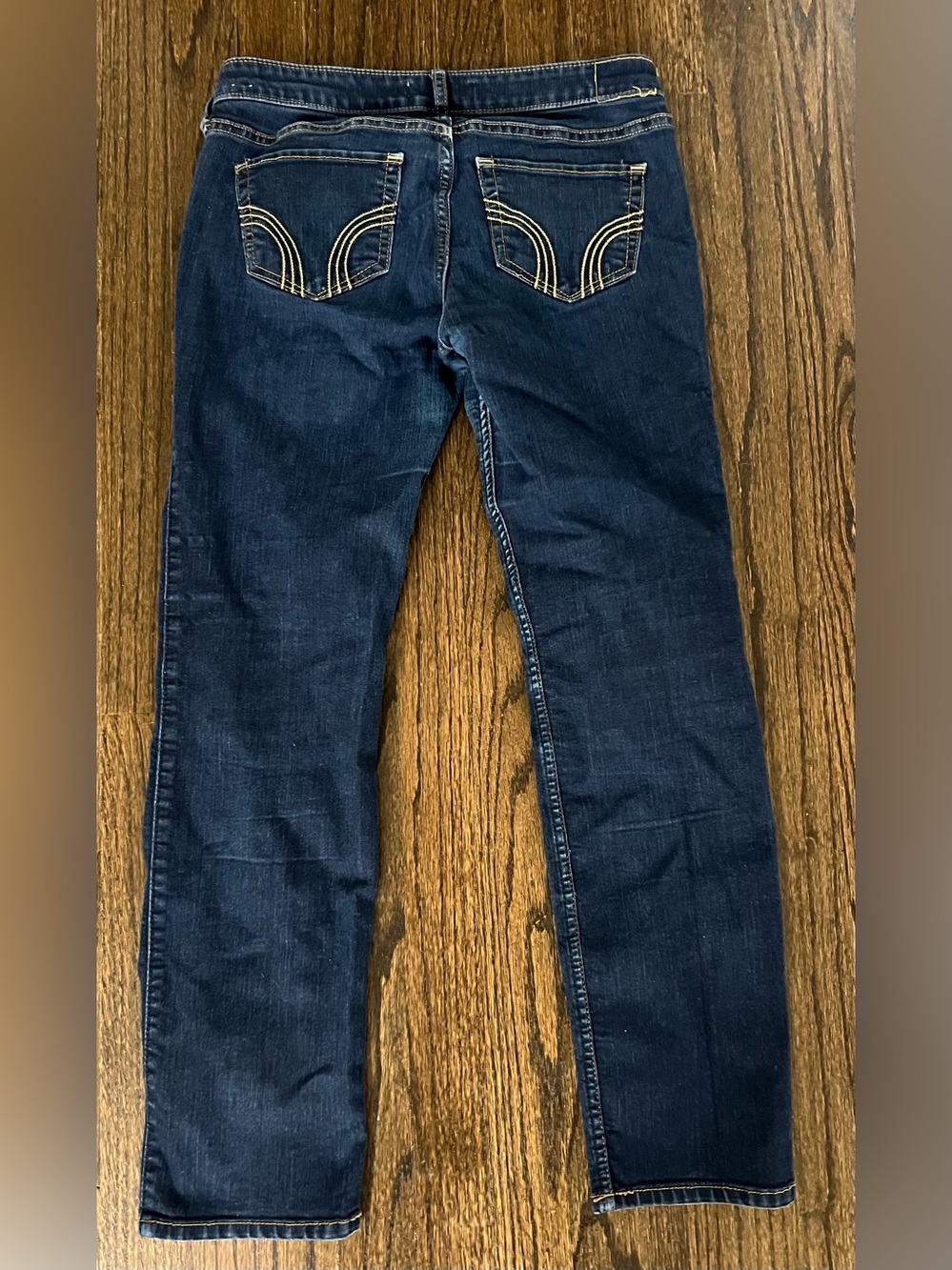 Hollister Dark Indigo Straight Leg Jeans - Picture 2 of 7